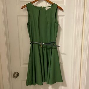 ModCloth classic fit, emerald green dress